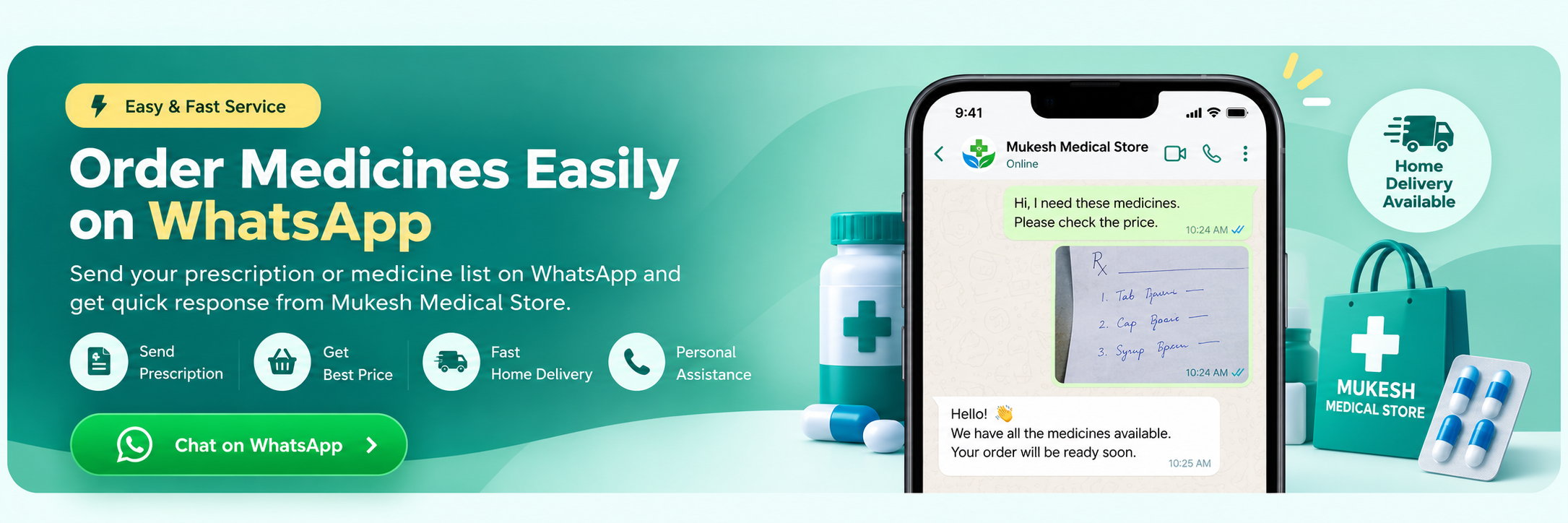 Mukesh Medical Store - Order Medicines Online